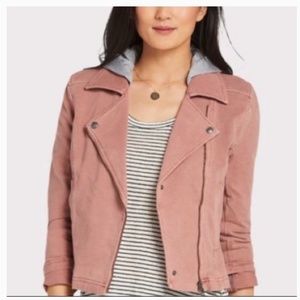 Evereve Marrakech Monica Pink Moto Jacket